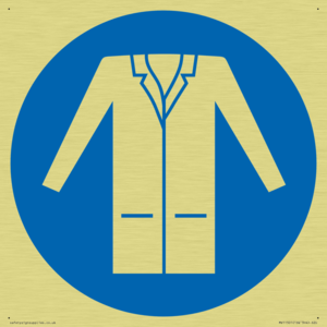 Custom Mandatory: Wear a lab coat